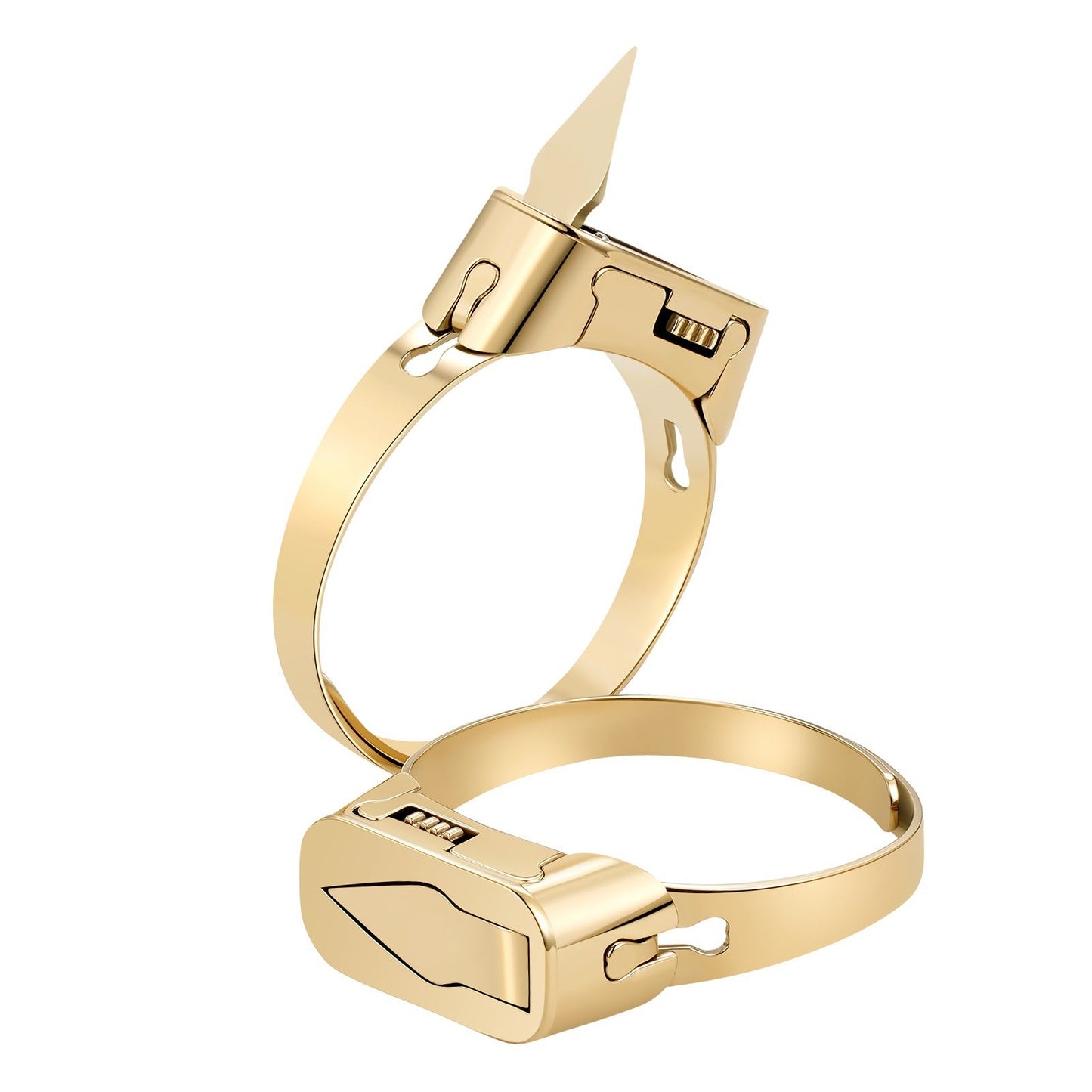 【🔥TikTok Viral】Foldable Self Defense Fidget Ring - Ultimate EDC Protection & Stress Relief Tool