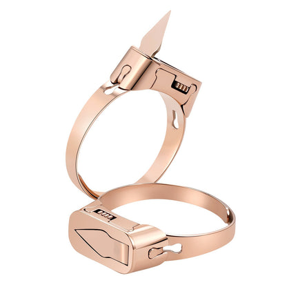 【🔥TikTok Viral】Foldable Self Defense Fidget Ring - Ultimate EDC Protection & Stress Relief Tool