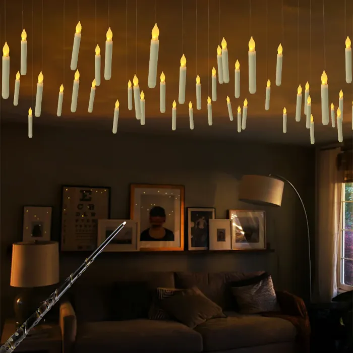 🎃Flameless Candles with Magic Wand Remote for Halloween Decor