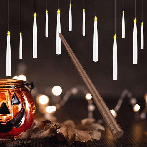 🎃Flameless Candles with Magic Wand Remote for Halloween Decor